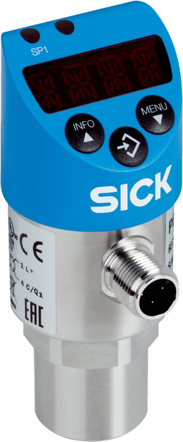 SICK PBS2-CB1X0SG2SS0LMA0Z - PBS plus Electronic Pressure Sensor, -1...0 bar vacuum, 2x PNP/NPN + IO-Link