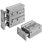 SMC MGPA40TF25 (MGPA40TF-25) - Compact Guide Cylinder, 40 mm Bore, 25 mm Stroke