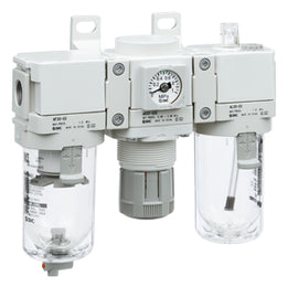 SMC AC40AF04D (AC40A-F04D) Filter Regulator + Lubricator Air Combination Unit